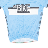 Cycling Mens Jersey Blue 1/2 Zip M