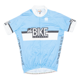 Cycling Mens Jersey Blue 1/2 Zip M