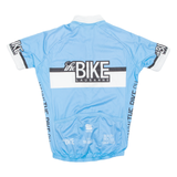 Cycling Mens Jersey Blue 1/2 Zip M