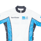 Cycling Mens Jersey Blue 1/2 Zip L
