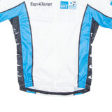 Cycling Mens Jersey Blue 1/2 Zip L