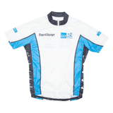 Cycling Mens Jersey Blue 1/2 Zip L