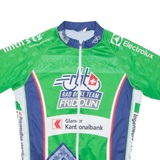 Cycling Mens Jersey Green 1/2 Zip M