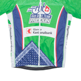 Cycling Mens Jersey Green 1/2 Zip M