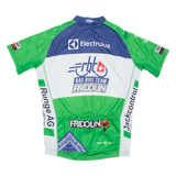 Cycling Mens Jersey Green 1/2 Zip M