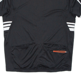 Cycling Mens Jersey Black 1/2 Zip 2XL