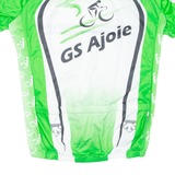 Cycling Mens Jersey Green 1/2 Zip 2XL