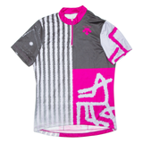 Cycling Womens Jersey Purple 1/2 Zip XL