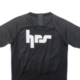 NIKE Fc Aarau Boys Football Shirt Jersey Black V-Neck 12-13Y