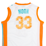 OGJ Flint Tropics #33 Moon Semi-Pro Film Mens Jersey White Sleeveless 2XL