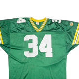 WILSON Green Bay Packers Home #33 Bennett Mens Jersey Green 90s USA Nylon 2XL