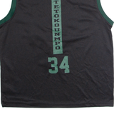 NBA Milwaukee Bucks #34 Antetokounmpo Mens Jersey Black Sleeveless USA XL