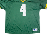 CHAMPION Green Bay Packers Home #4 Favre Mens Jersey Green 90s USA 2XL