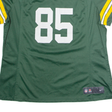 NIKE Green Bay Packers Home #85 Tonyan Womens Jersey Green USA V-Neck 2XL