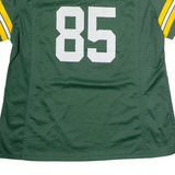 NIKE Green Bay Packers Home #85 Tonyan Womens Jersey Green USA V-Neck 2XL