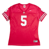NIKE Ohio State Buckeyes Home #5 Womens Jersey Red USA V-Neck L