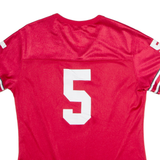 NIKE Ohio State Buckeyes Home #5 Womens Jersey Red USA V-Neck L