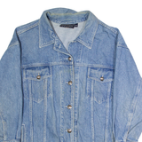 KAREN KANE Womens Denim Jacket Blue 90s L