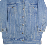 KAREN KANE Womens Denim Jacket Blue 90s L