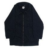 NIKE Womens Track Jacket Blue L