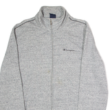 CHAMPION Mens Track Jacket Grey Jersey XL