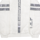 DIESEL Sheer Panel Girls Bomber Jacket White Floral 10Y