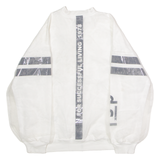 DIESEL Sheer Panel Girls Bomber Jacket White Floral 10Y