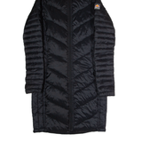 ELLESSE Womens Puffer Coat Black Hooded UK 8