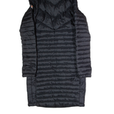 ELLESSE Womens Puffer Coat Black Hooded UK 8