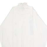 NIKE Mens Track Jacket White Striped M