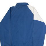 REEBOK Mens Track Jacket Blue Colourblock S