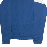 REEBOK Mens Track Jacket Blue Colourblock S