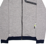 KAPPA Mens Track Jacket Grey Jersey L