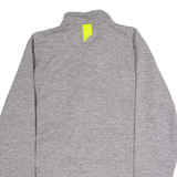 KAPPA Mens Track Jacket Grey Jersey L