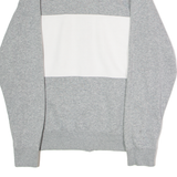 NIKE Mens Track Jacket Grey Jersey Colourblock S