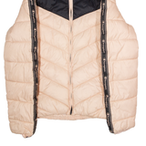 CHAMPION Womens Puffer Jacket Pink Colourblock M