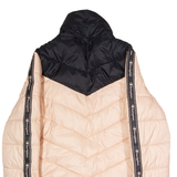 CHAMPION Womens Puffer Jacket Pink Colourblock M