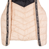 CHAMPION Womens Puffer Jacket Pink Colourblock M