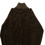 JUICY COUTURE Womens Track Jacket Green Velvet M