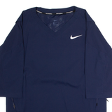 NIKE Baseball Mens Pullover Jacket Blue M