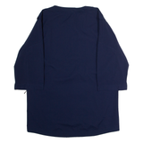 NIKE Baseball Mens Pullover Jacket Blue M