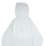 ADIDAS Womens Pullover Jacket Blue Nylon Hooded XS