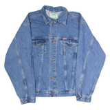 CARLOS N CHARLIES Guadalajara Grill Mens Denim Jacket Blue USA L