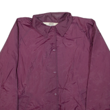 SEARS Womens Coach Jacket Purple Nylon 90s XL