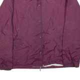 SEARS Womens Coach Jacket Purple Nylon 90s XL