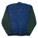 KING-SIZE Mens Bomber Jacket Blue L
