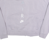 NIKE Womens Fleece Jacket Grey S