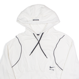 NIKE Womens Fleece Jacket White M