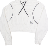 NIKE Womens Fleece Jacket White M