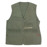 SOMLY Mens Workwear Gilet Green M